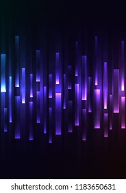 dark rainbow overlap pixel speed in dark background, geometric layer motion backdrop, simple technology template, vector illustration