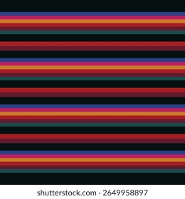 dark rainbow unique colorful stylish cool retro vintage fashion stripes pattern wallpaper background suitable for textile print