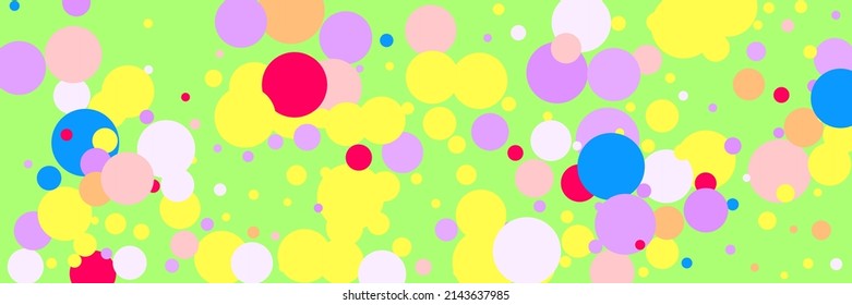 Dark Rainbow Vivid Indigo Red Background. Vibrant Play Blue Violet Multicolor Beige Composition. White Kids Children Pink Bright Pattern. Purple Circles Green Yellow Pastel Color Design Pic.