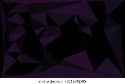 Fondo poligonal realista oscuro para su recurso gráfico