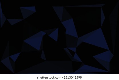 Dark Realistic polygonal background for your graphic resource