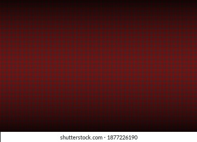 Dark red abstract background with black grid. Metallic square texture vector illustration