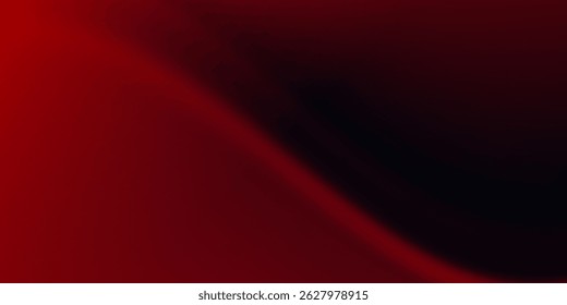 Dark red abstract background with smooth gradient curves blending into deep black, creating a bold and elegant design with a modern, dramatic feel.
