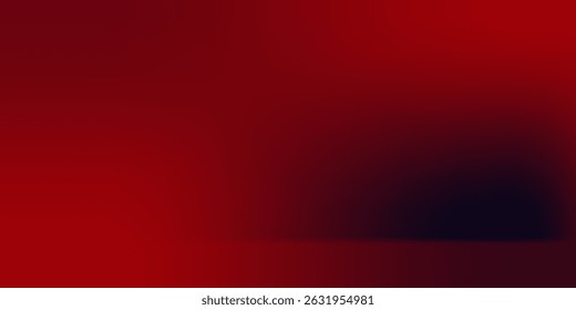 Fundo abstrato vermelho-escuro com transições de gradiente suaves e efeito de sombra, adequado para projetos dramáticos, de luxo ou de temática tecnológica.