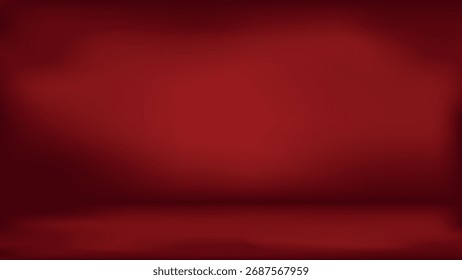 Dark Red Abstract Background with Subtle Gradient and Vignette