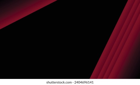 fondo de diseño de banners abstracto oscuro y rojo