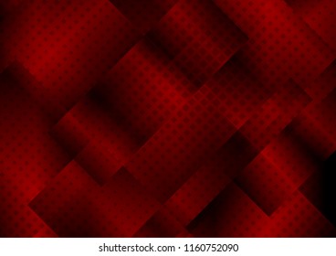 Dark red abstract geometrical hi-tech background. Vector design