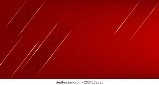 dark red abstract glowing geometric background and layer element vector for presentation design