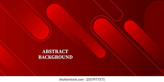 Dark red abstract gradient background with modern diagonal shapes lines and dynamic shapes 3D composition vector illustration. Perfect for modern projects basktop wallpaper banner  texture poster.