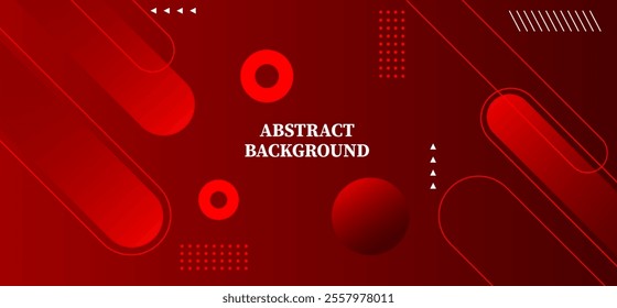 Dark red abstract gradient background with modern diagonal shapes lines and dynamic shapes 3D composition and geometric rounded shapes and abstract lines texture vector illustration.eps 10