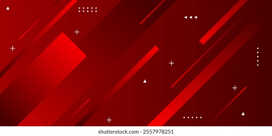 Dark red abstract gradient background with modern diagonal shapes lines and dynamic shapes 3D composition vector illustration. Perfect for modern projects basktop wallpaper banner  texture poster.