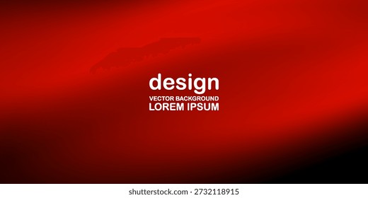 Dark Red Abstract Gradient Blur Background with Dramatic Light. Modern Trendy design in Vector Illustration