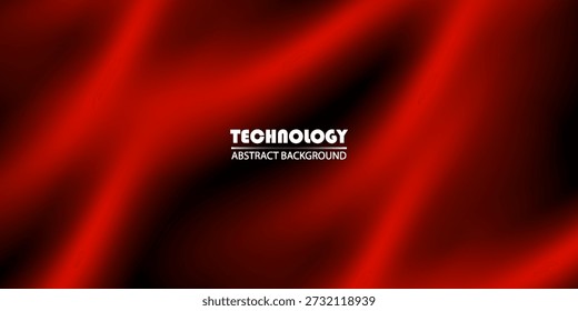 Dark Red Abstract Gradient Blur Background with Dramatic Light. Futuristic Technology Concept