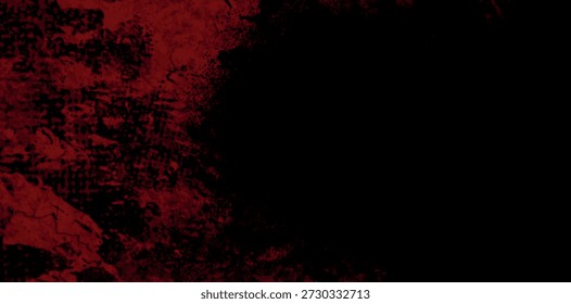 Dark red abstract grunge background with distressed texture and shadow. Suitable for dramatic, horror, and artistic design concepts.