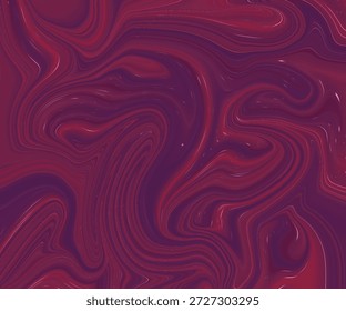 Textura líquida abstracta de color rojo oscuro con curvas y profundidad fluidas. Abstracto perfecto, rojo, líquido, textura, fondo.