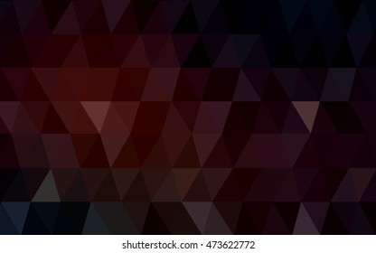 Dark red abstract mosaic background. A vague abstract illustration with gradient. A completely new template for your business design.