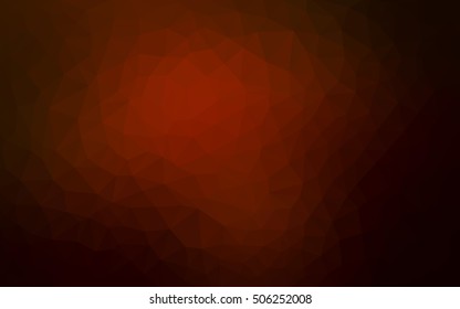 Dark red abstract mosaic background. Shining illustration, which consist of triangles. A completely new design for your business.