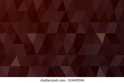 Dark red abstract mosaic background. Modern geometrical abstract illustration with gradient. A completely new design for your business.