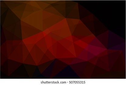 Dark red abstract mosaic template. A vague abstract illustration with gradient. Brand-new design for your business.