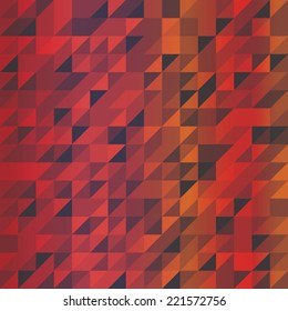 Dark red abstract polygonal background
