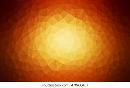 Dark red abstract polygonal background. A vague abstract illustration with gradient. The elegant pattern can be used as part of a brand book.