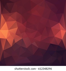 Dark red abstract polygonal background.