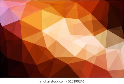 Dark red abstract polygonal template. A vague abstract illustration with gradient. A new texture for your design.