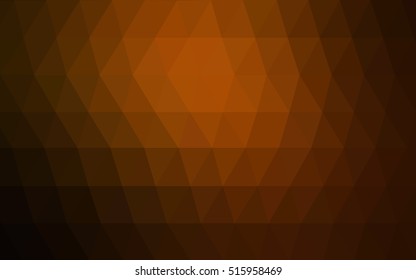 Dark red abstract polygonal template. Glitter abstract illustration with an elegant design. A completely new design for your business.