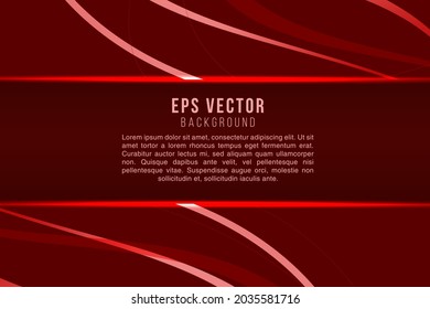 Dark red abstract text background vector with gradient shiny glow effect. can use for poster, banner, flyer, pamphlet, leaflet, brochure, catalog, web, site, website, presentation, book cover