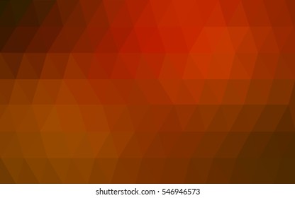 Dark Red abstract textured polygonal background. Vector blurry triangle design. Pattern can be used for background.