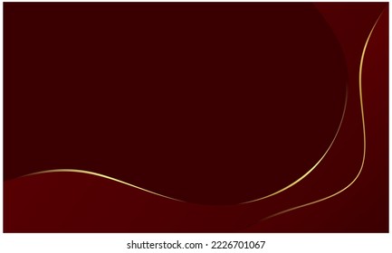 Dark red abstract wave luxury background for posters, banners, flyers, flyers, cards, brochures, web, etc.