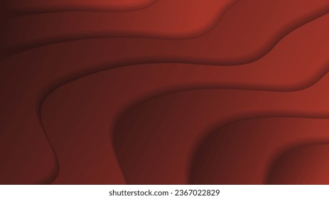Dark red abstract wave modern luxury texture background for brochure flyer banner template design