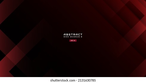 Dark red background with abstract round shape cirlcle, arrow, dynamic and futuristic banner concept.