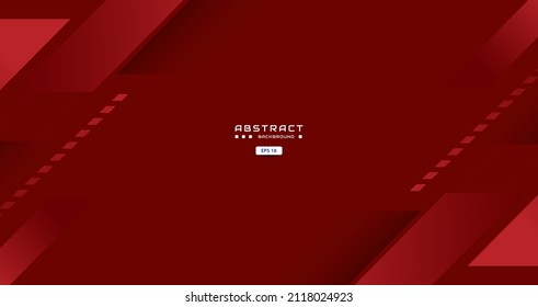 dark red background with abstract square shape, dynamic and sport banner concept.	