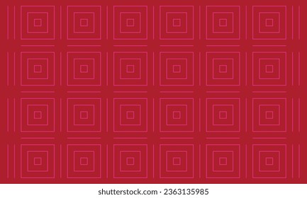 dark red background with bright pink cube lines with a modern abstract theme