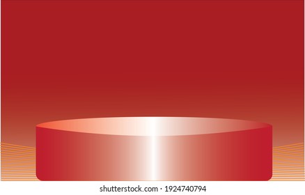 El fondo rojo oscuro con col roja en el centro es ideal para los diseños de productos en el centro