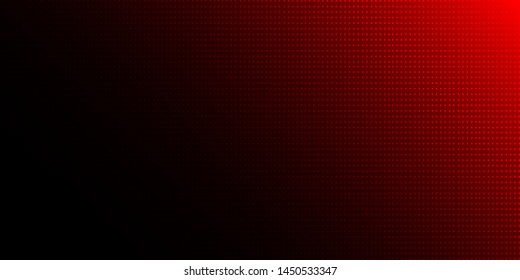 Diseño de fondo rojo oscuro. Planilla abstracta fresca con una ligera luz y puntos como patrón 