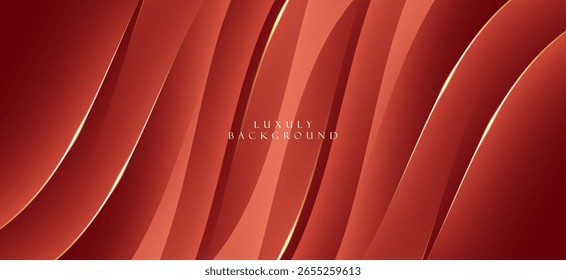 The dark red background features neat and orderly overlapping vertical and diagonal lines. These lines are shaded and shadowed slightly, creating a sense of dimension and depth.