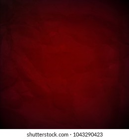 Dark Red Background With Gradient Mesh, Vector Illustration