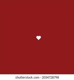 Fondo rojo oscuro con un corazón en el medio para hacer cartas.