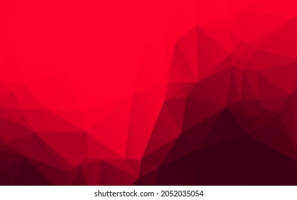 Dark red background, modern dark low poly effect with abstract gradient for backdrop.