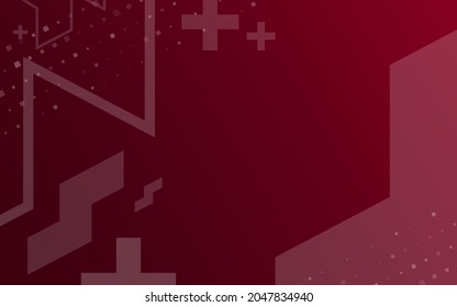 fondo rojo oscuro, vector de ilustración abstracta al azar minimalista para logotipo, tarjeta, banner, web e impresión.