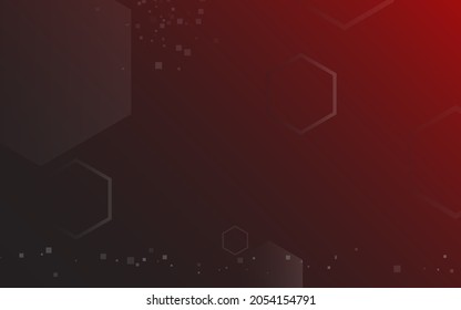 dark red background, random minimalist abstract illustration vector for logo, card, banner, web and printing.