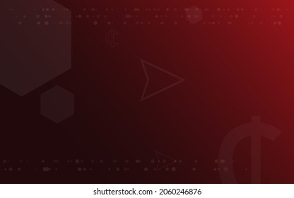 dark red background, random minimalist abstract illustration vector for logo, card, banner, web and printing.