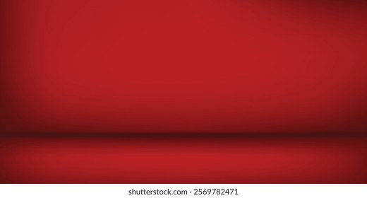 Dark red background with subtle highlight effect. The spotlight creates a gradation from bright art simple