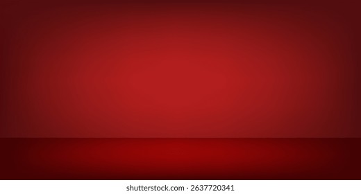 Dark red background with subtle highlight effect. The spotlight creates a gradation from bright red in the center to dark red at the edges. Eps10