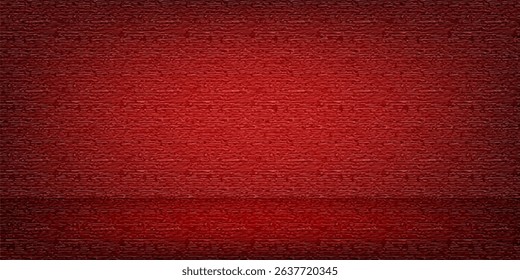 Dark red background with subtle highlight effect. The spotlight creates a gradation from bright red in the center to dark red at the edges.