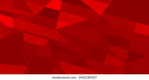 dark red background with triangles