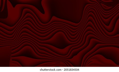 dark red background with wry lines.abstract illustration with gradient bows. wallpaper elegant 