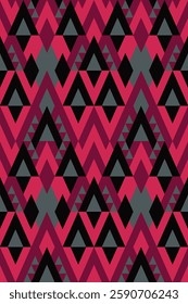 Dark red and black abstract geometric pattern